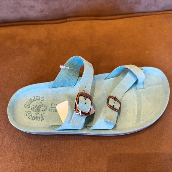 Fantasy Sandals - Caterina Turquoise - Multiple Sizes (NEW W/ BOX) - Picture 1 of 2